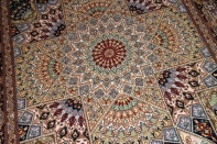 珍しいデザインリビングサイズ手織り高級ペルシャ絨毯59001