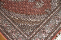 人気デザインマヒ模様タブリーズ産地ラグ57046