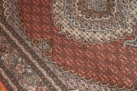 人気デザインマヒ模様タブリーズ産地ラグ57046