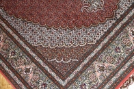 タブリーズペルシャ絨毯手織りラグ50127