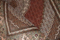 タブリーズペルシャ絨毯手織りラグ50127