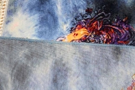 ペルシャ絨毯タブリーズタペストリー55351