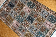 シルクペルシャ玄関マット和風な色彩50028