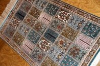 シルクペルシャ玄関マット和風な色彩50028