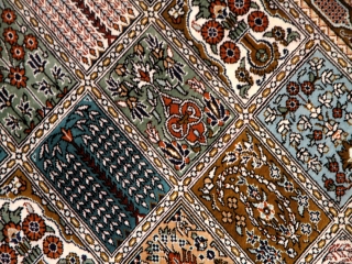 シルクペルシャ玄関マット和風な色彩50028