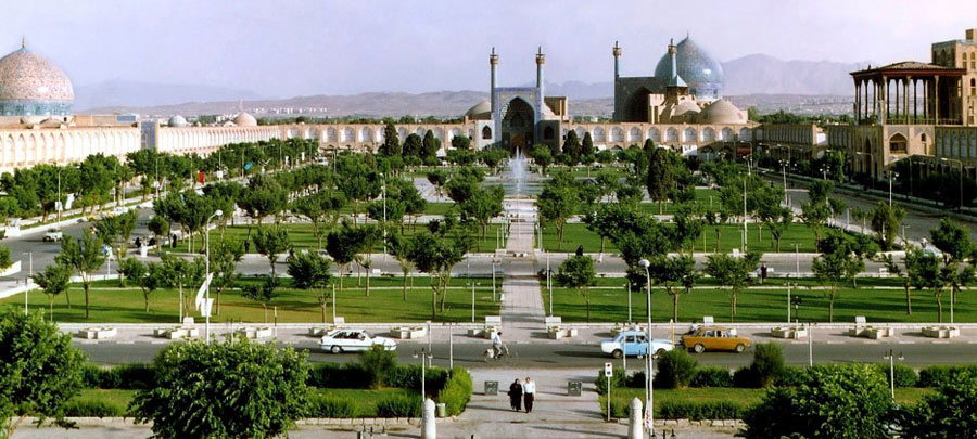 イスファハン、イラン、ペルシャ絨毯の産地