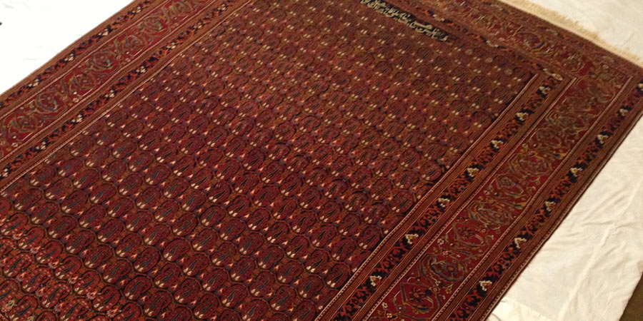 kashan Mohtasham antique carpet　カシャーンモフタシャーム