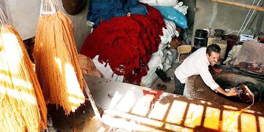 ペルシャ絨毯の素材