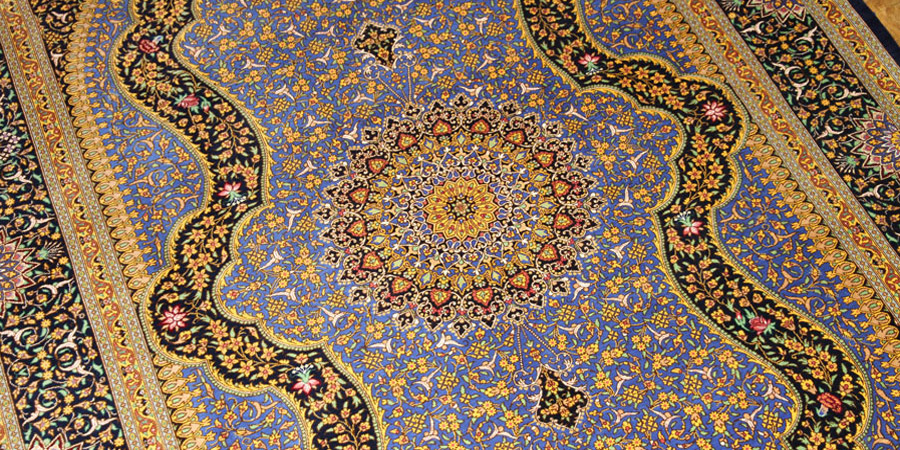 silk center rug persia 56100 41